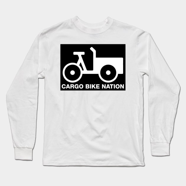 Cargo Bike Nation - Three-wheeler Long Sleeve T-Shirt by coolville